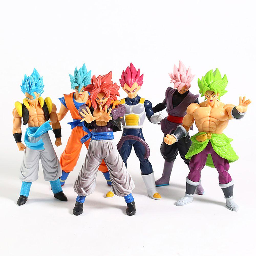 [Elegan] Dragon Ball Angka Koleksi Model Ornamen Desktop PVC Figure Brinquedo Mainan Model Mainan Monkey King Son Goku Figure