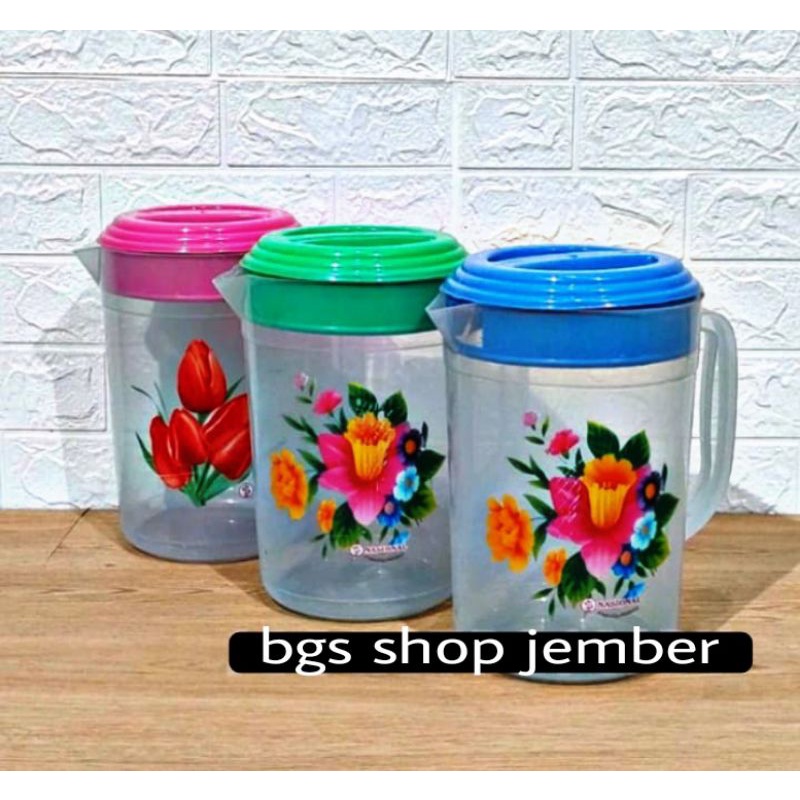 TEKO WATER JUG PITCHER ESKAN PLASTIK 5 LITER NASIONAL