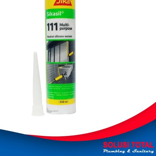 

♀ SikaSil 111 Multipurpose Black Silicone Sealant 300ml ☼