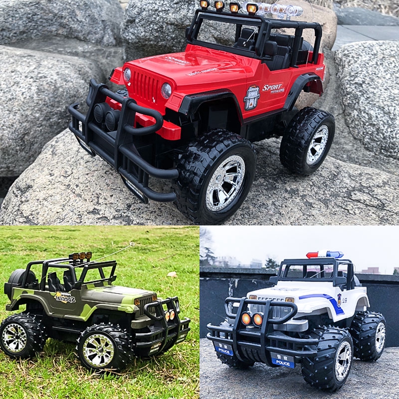 Control Mobil Remote Kendaraan Super Besar Resistensi Penurunan Cahaya Off Road Pengisian Anak Mobil