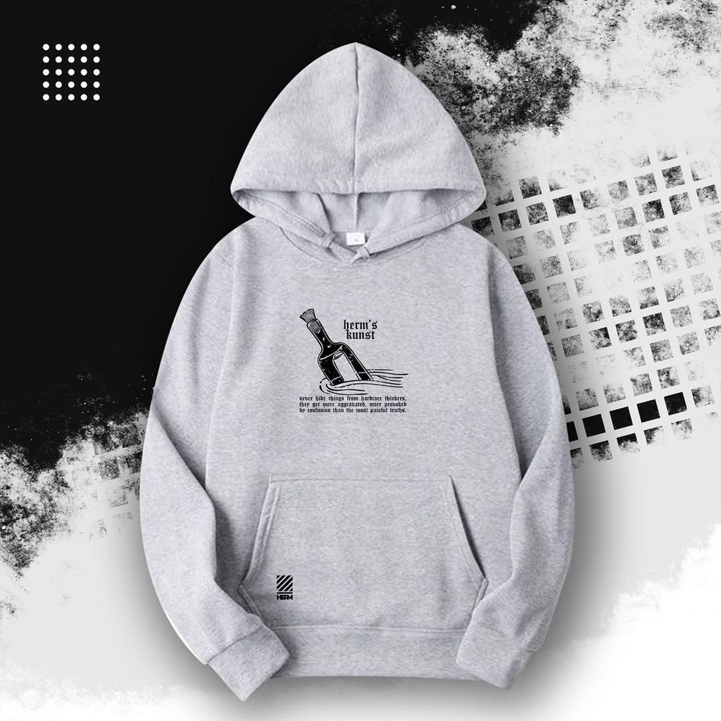 Public - Herm's Kunst Hoodie - Hoodie Pria dan Wanita