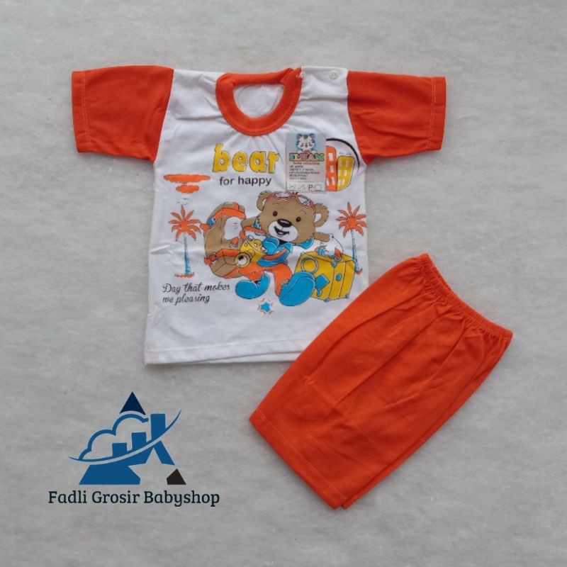 Setelan Bayi Motif Bear Terbaru