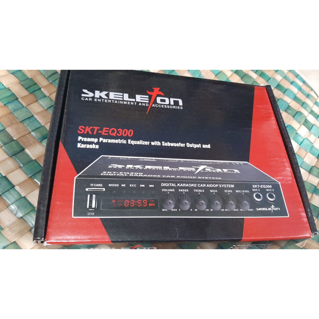 AKSESORIS PRE AMP PARAMETRIK PARAMETRIC EQUALIZER EQUALISER SPEAKER AUDIO TONE CONTROL KARAOKE MOBIL
