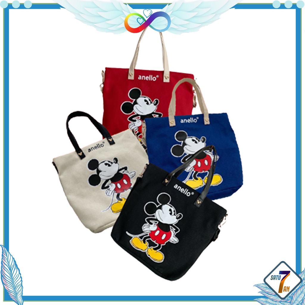 Satu7an T181 TAS TOTEBAG WANITA MOTIF KARTUN  WOMEN BAG FASHION KOREA TERLARIS GROSIR IMPORT