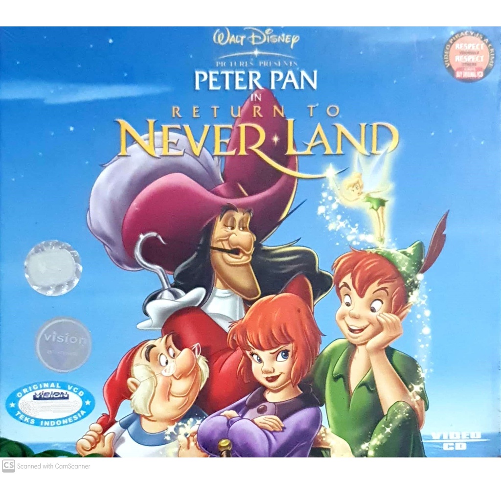 Peter Pan in Return To Never Land | VCD Original