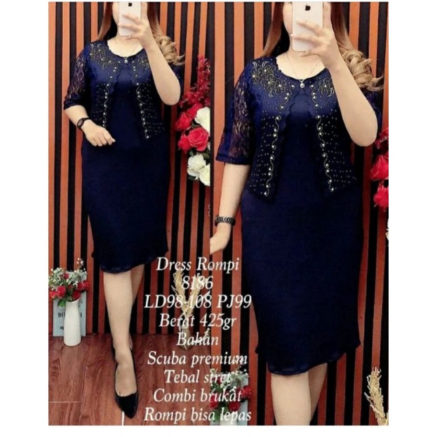 dres scuba rompi motek