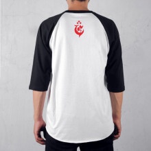 KAOS RAGLAN CROSSOVER | EXTR WHITE BLACK