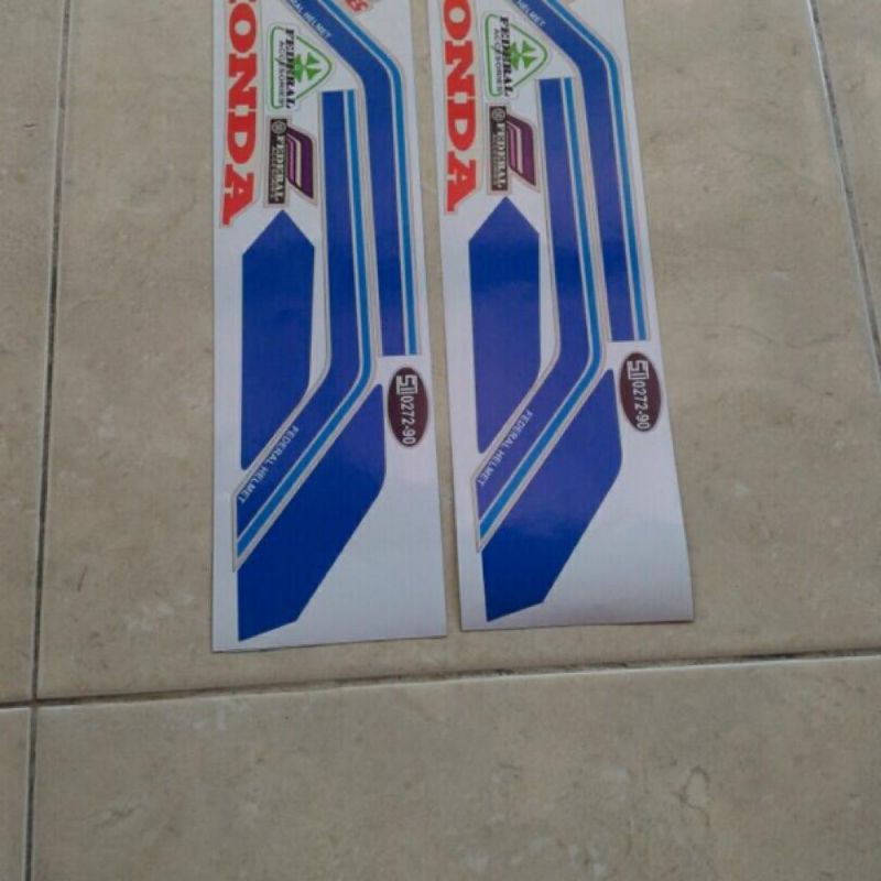 STICKER STIKER HELEM HELM HONDA GL SERIES MAX PRO S JADUL CLASIC GRAND BULUS SETIKER