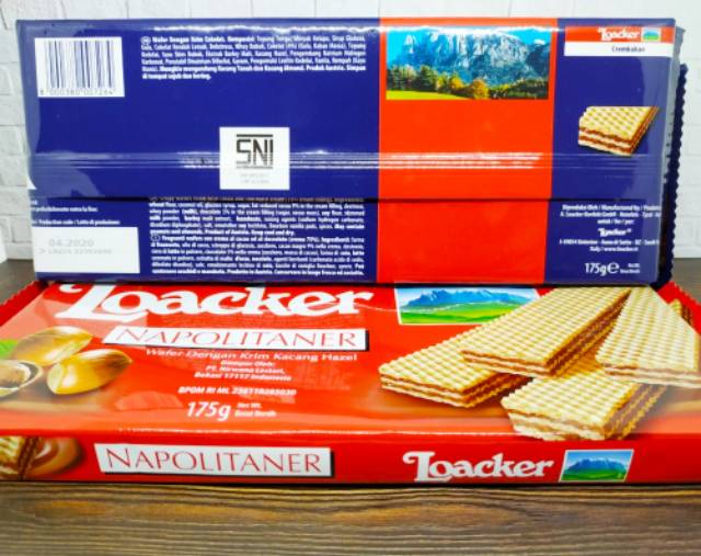 Biskuit Wafer Loacker 175gr Shopee Indonesia