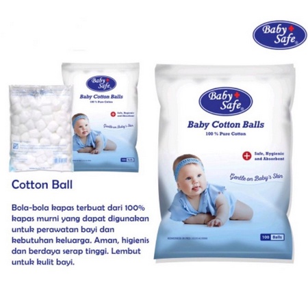 Baby Safe Cotton Balls 100's