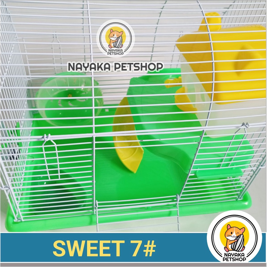 Sweet 7# Kandang Hamster Tingkat 2 Lantai Murah