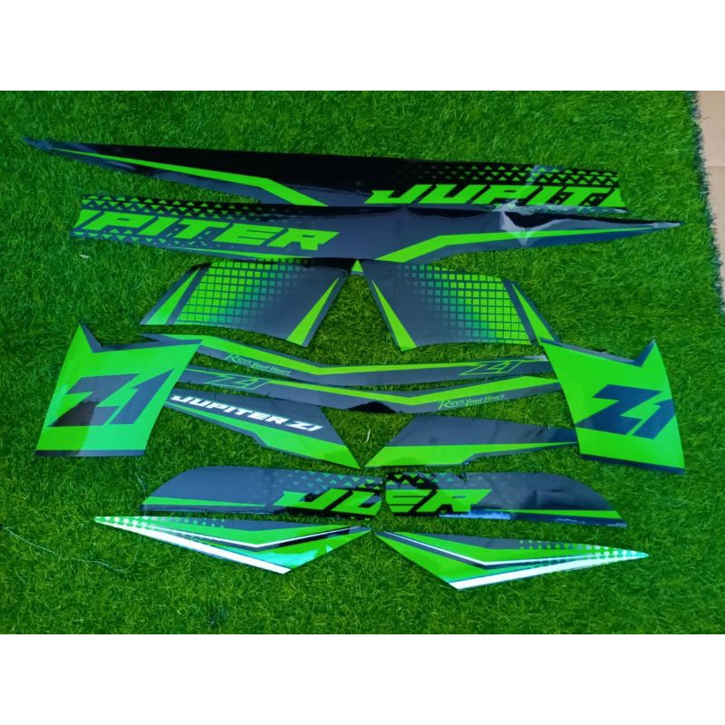 STRIPING JUPITER Z1 BARU HITAM GLOSSY