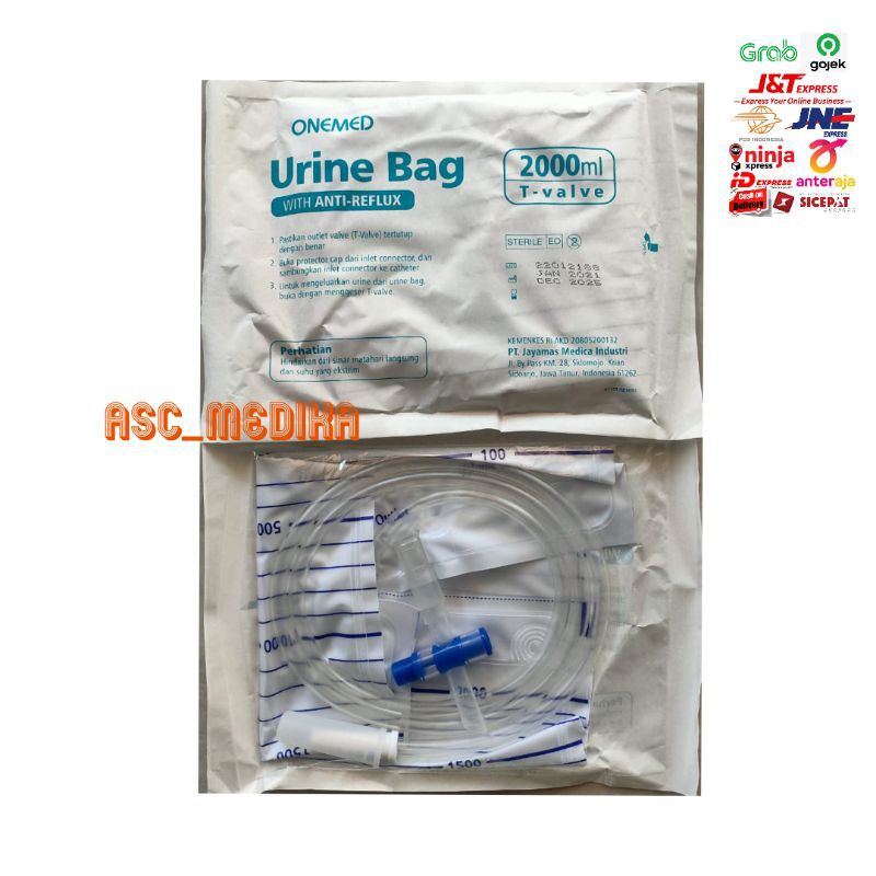 Urinbag T-valve Onemed