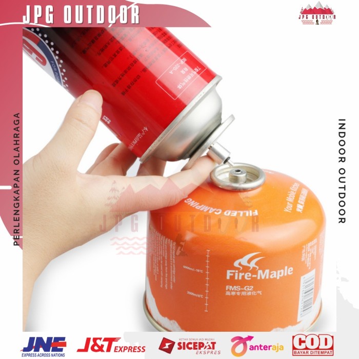 Adapter Adaptor Refill Tabung Gas Hicook Butane Kaleng Canister