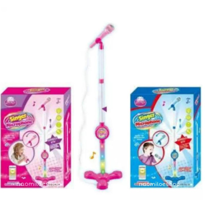 Mainan Anak MICROPHONE SINGLE MIC KADO MAINAN ANAK MIC karaoke NYANYI-2