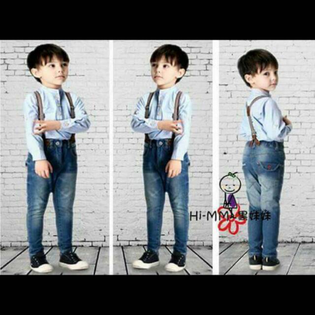 Setelan Anak Cowok Nicholas Executive Fashion Set 2in1 (baju, celana)