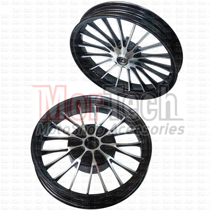 Rossi Velg Pelek Racing Vario CW Karbu 110 / Beat Fi / Scoopy Fi / Scoopy Karbu Tapak Lebar Hetzer R
