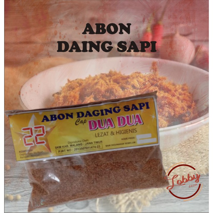 Abon Daging Sapi cap 22 kemasan 250gram Abon Sapi Abon Murah | Shopee