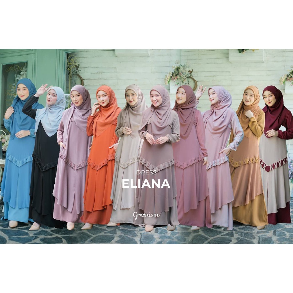 Greenism Gamis Eliana Quality Premium Syari'i Dress