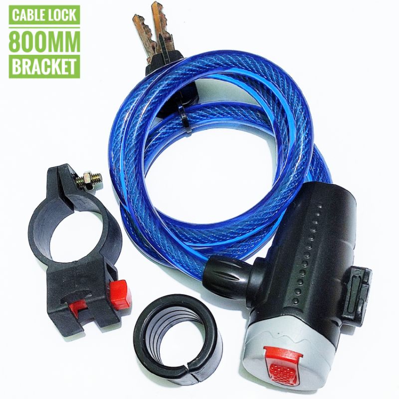 Kunci Spiral Kunci Sepeda Kunci Gembok Kunci Mtb.bmx.fixie.federal sepeda lipat Murah