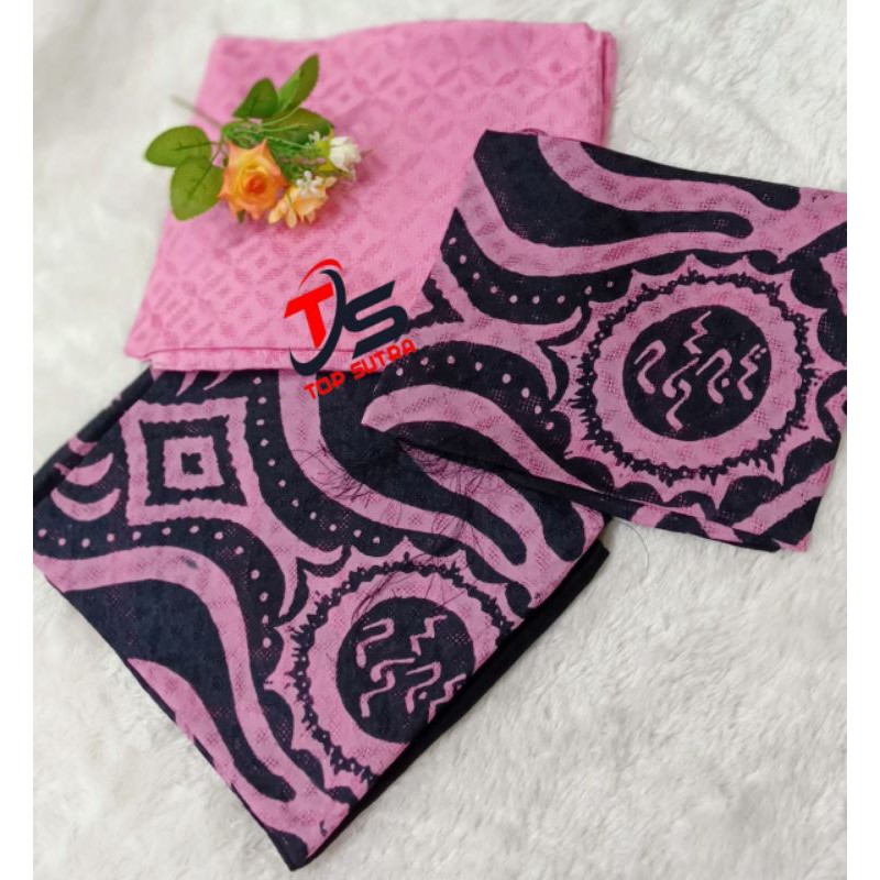 Setelan ibu corak pucuk bahan dolby 2x2 meter FREE selendang