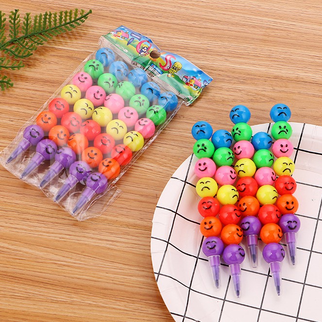 

OSM - PENSIL WARNA EMOJI SUSUN RAINBOW / PENSIL JADUL / PENSIL UNIK / BARANG UNIK SOUVENIR