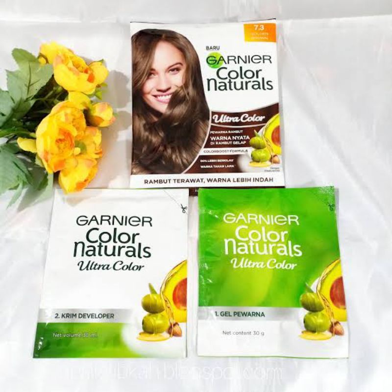 GARNIER COLOR NATURAL GARNIER SACHET PEWARNA RAMBUT CREME RICHE DAN ULTRA COLOUR