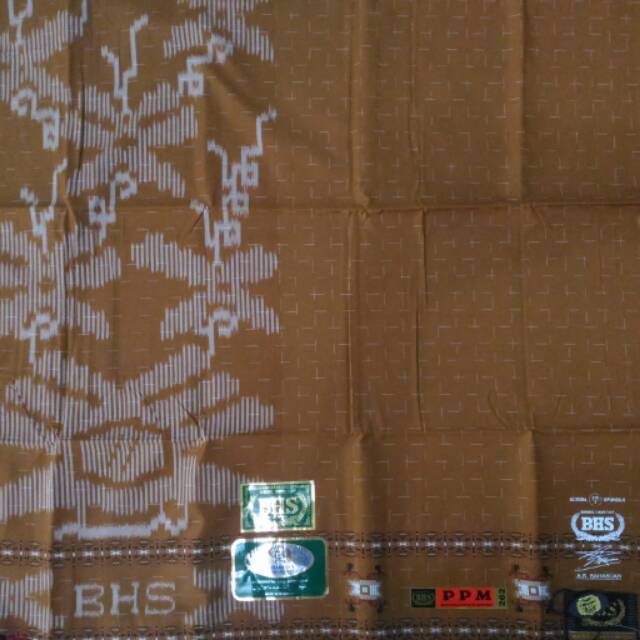 Sarung BHS PPM Pancingan Polos Maroko Coklat