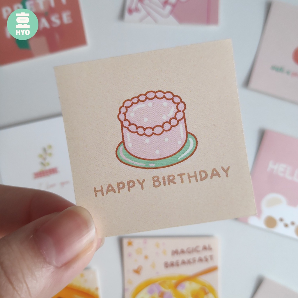 

[HYO] Cute Decoration Sticker Pink Series