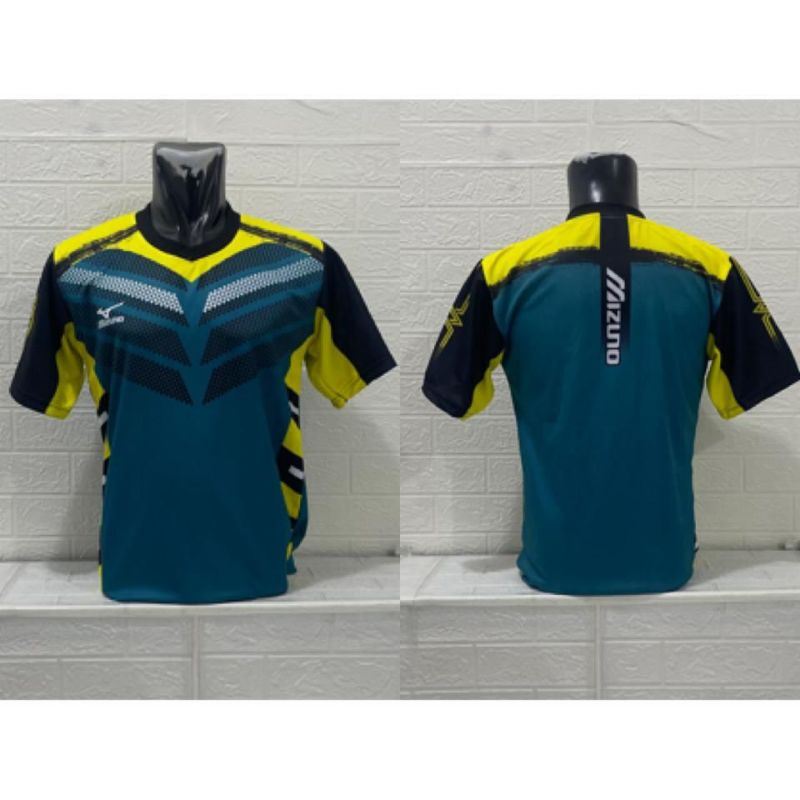 Jersey badminton bulu tangkis printing mizuno