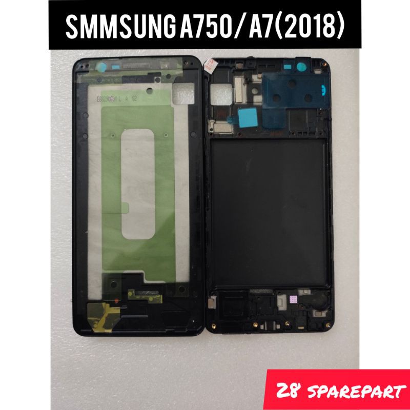 FRAME LCD/TULANG TENGAH DUDUKAN LCD SAMSUNG A750/A7(2018) ORIGINAL