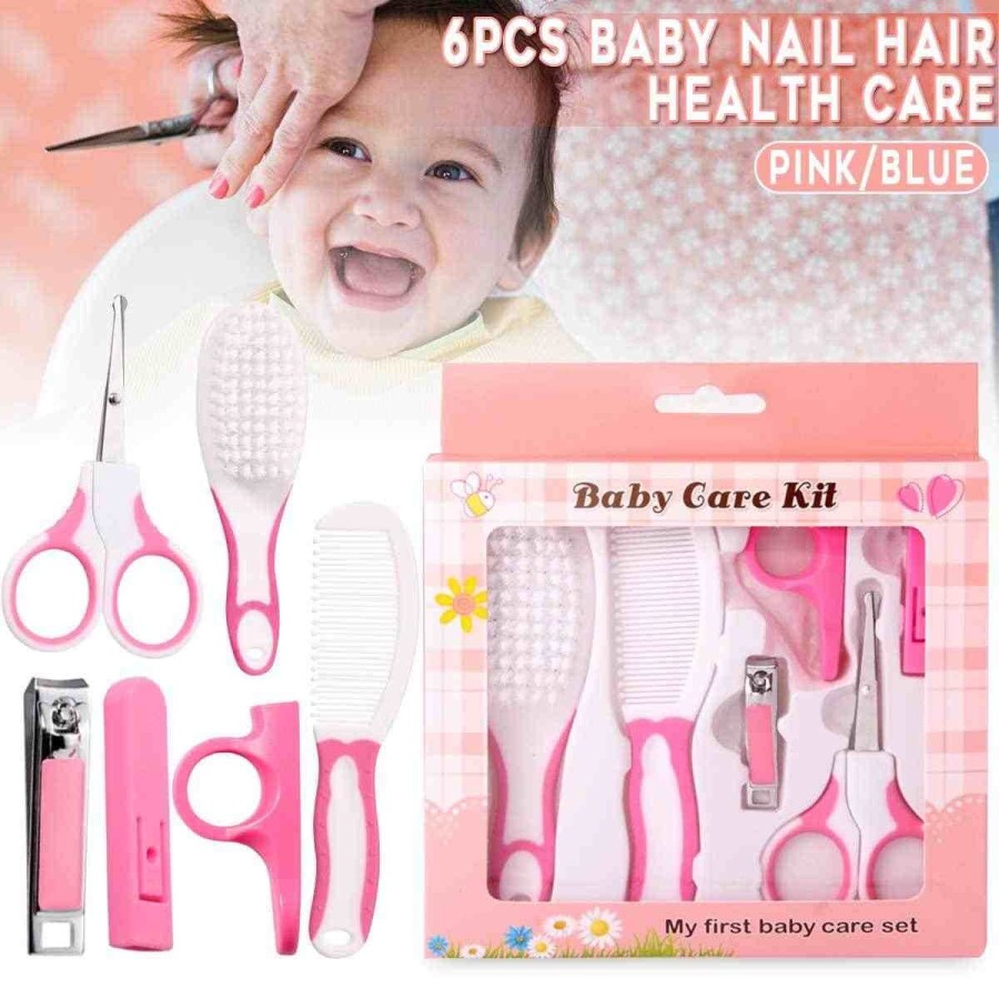 Baby Care Kit Set 6pcs Grooming Kit Infant Kids Nail Hair Baby Care