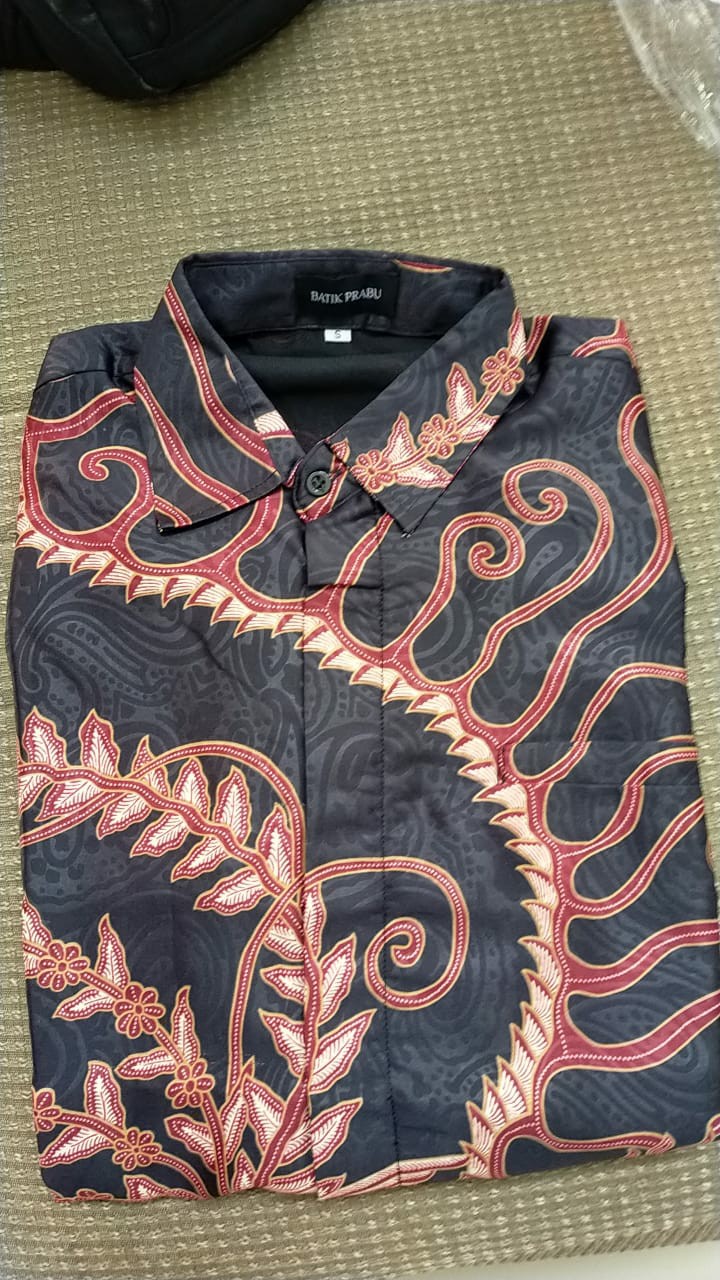 Kemeja Batik Prabu Bahan Dobby Reguler Fit A594
