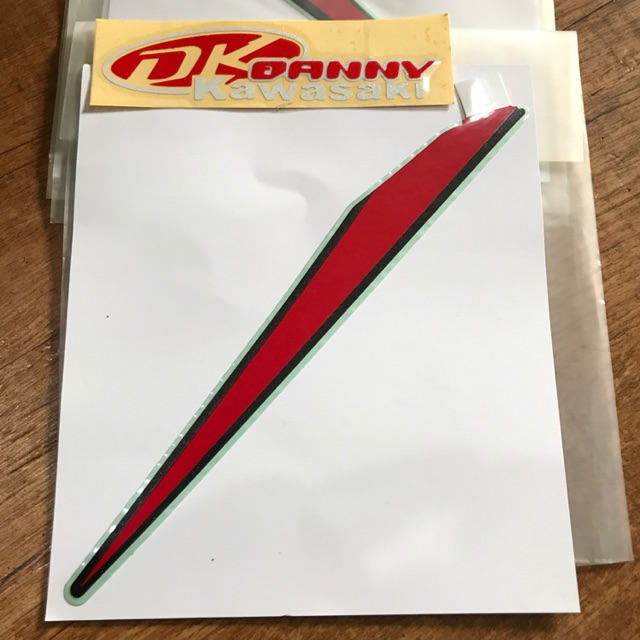 Stiker lis bodi samping kiri ninja 250 sL 2019 merah