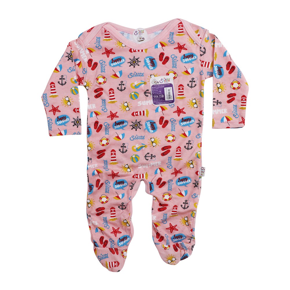 Jumpsuit Bayi Katun Panjang Katun Kaki Tutup Scelta Kids Ori
