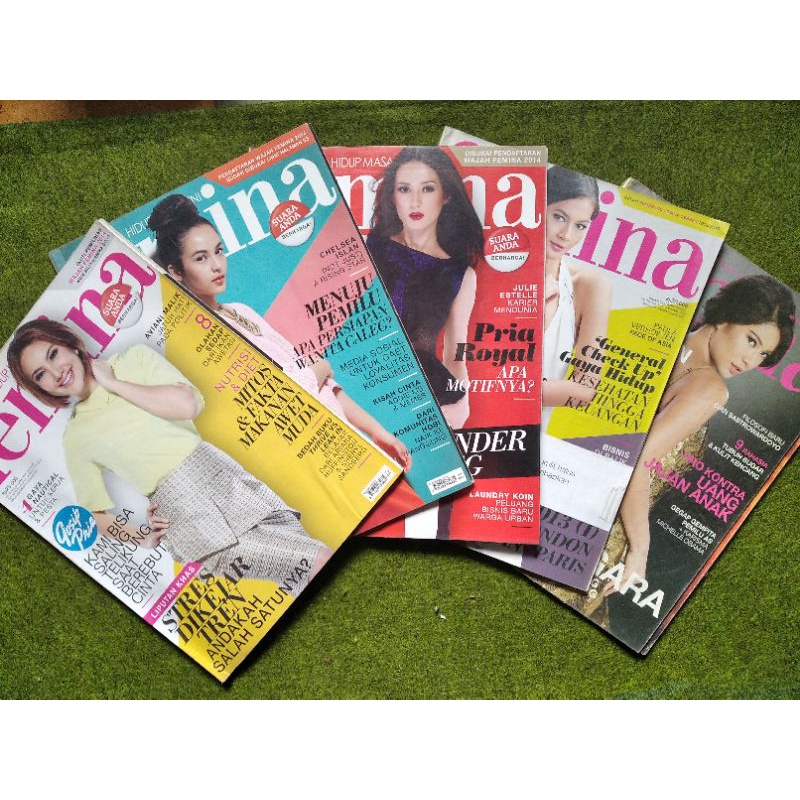 TB: Majalah Femina Bekas Second Random Tahun 2012-2015.