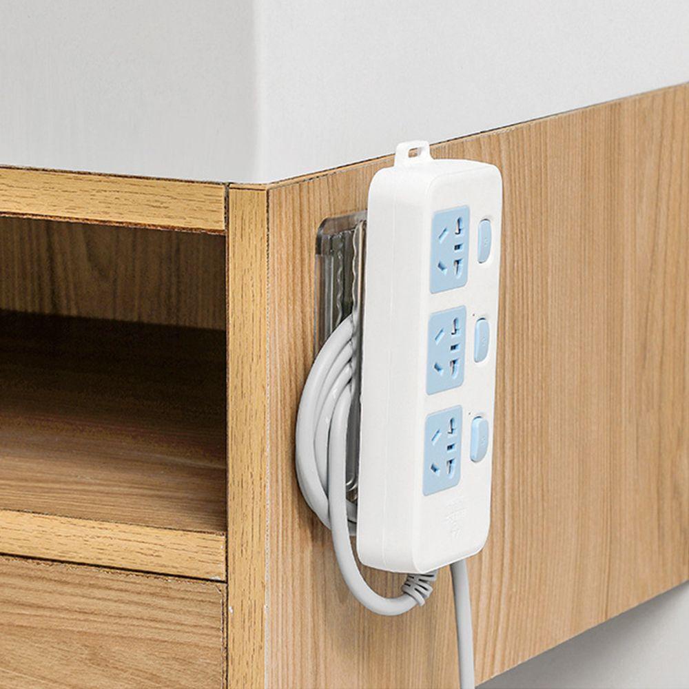 Solighter Socket Holder Self-adhesive Penggulung Tempel Dinding Kabel Socket Organizer