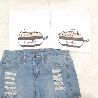 BAJU KAOS  KATUN NUTELLA OVERSIZE BAJU KAOS  WANITA  