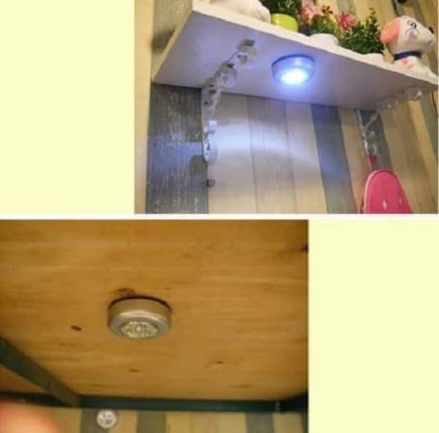 Lampu Emergency LED Tempel Darurat Stick and Click Touch LED Lamp AAA