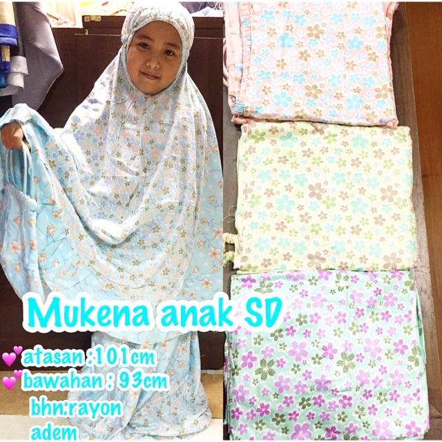 MUKENA ANAK TK SD PLAYGROUP KIDS COUPLE SARIMBIT IBU ANAK ANAK MUSLIM BAJU BAWAHAN MURAH PRODUSEN