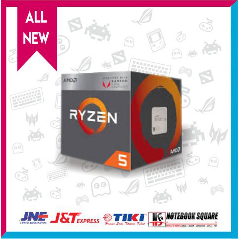 AMD RYZEN 5 2400G WITH RADEON RX VEGA 11 GRAPHICS Terbaik