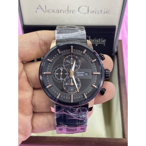 alexandre christie 6523mc pria black rosegold