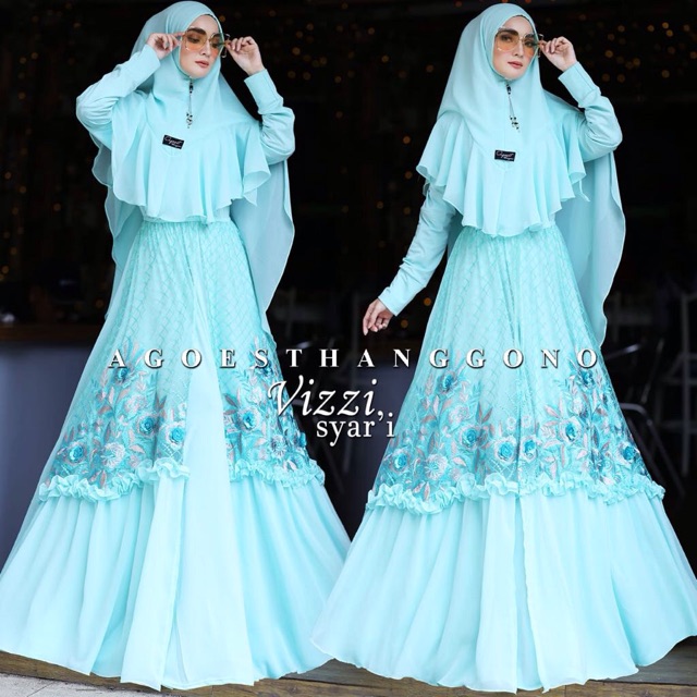 Syari pesta muat tuk big size Vizzi by Agoest Hanggono