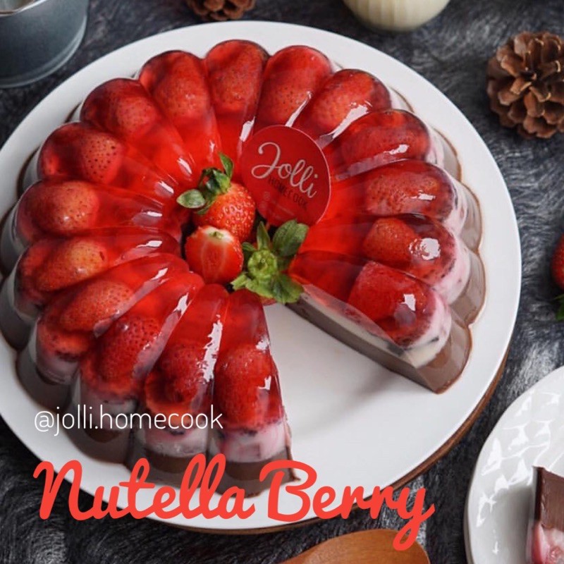 

Pudding Nutella Berry / Puding Coklat / Pudding Birthday