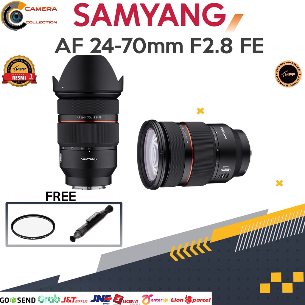 Samyang AF 24-70mm F2.8 FE / Lensa Kamera Samyang AF 24-70mm F2.8 FE