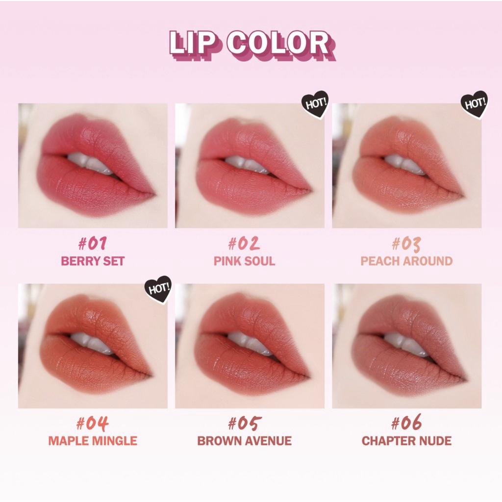 BNB barenbliss Berry Makes Comfort Lip Cream Korea Liquid Lipstik Lip Tint Lip Colour BPOM