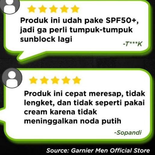 Garnier Men Turbo Bright SPF 50+ Spot Proof 40 ML Serum Wajah Pria Spf50 + Skin Care 40ml