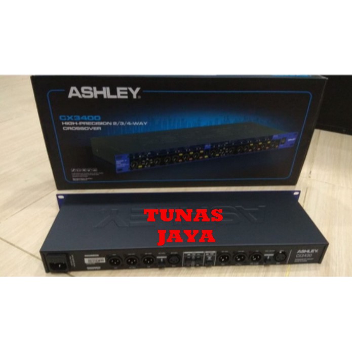 Managemen Speaker Crossover ASHLEY CX 3400 CX3400 ORIGINAL With Limiters Super X PRO