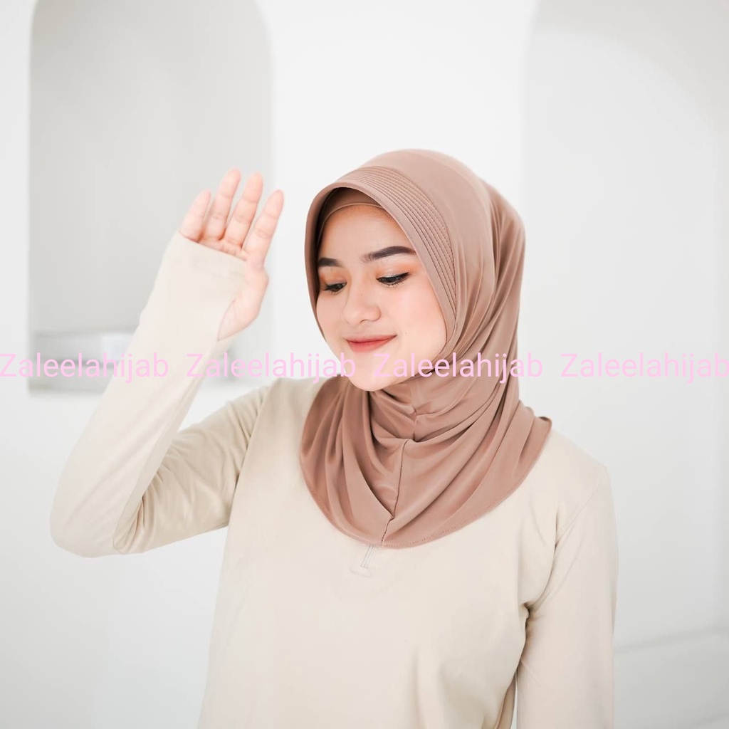 Bergo Olahraga | Bergo Sport Jersey [Milo] Jilbab volley, basket, jogging dll-milo