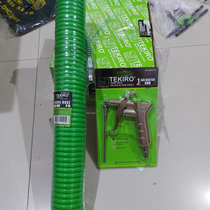 PAKET AIR DUSTER SELANG RECOIL TEKIRO 9 METER SEMPROT ANGIN